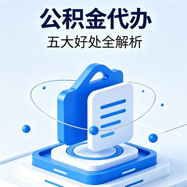 黄冈公积金代办到底值不值？这5大好处让你少走弯路